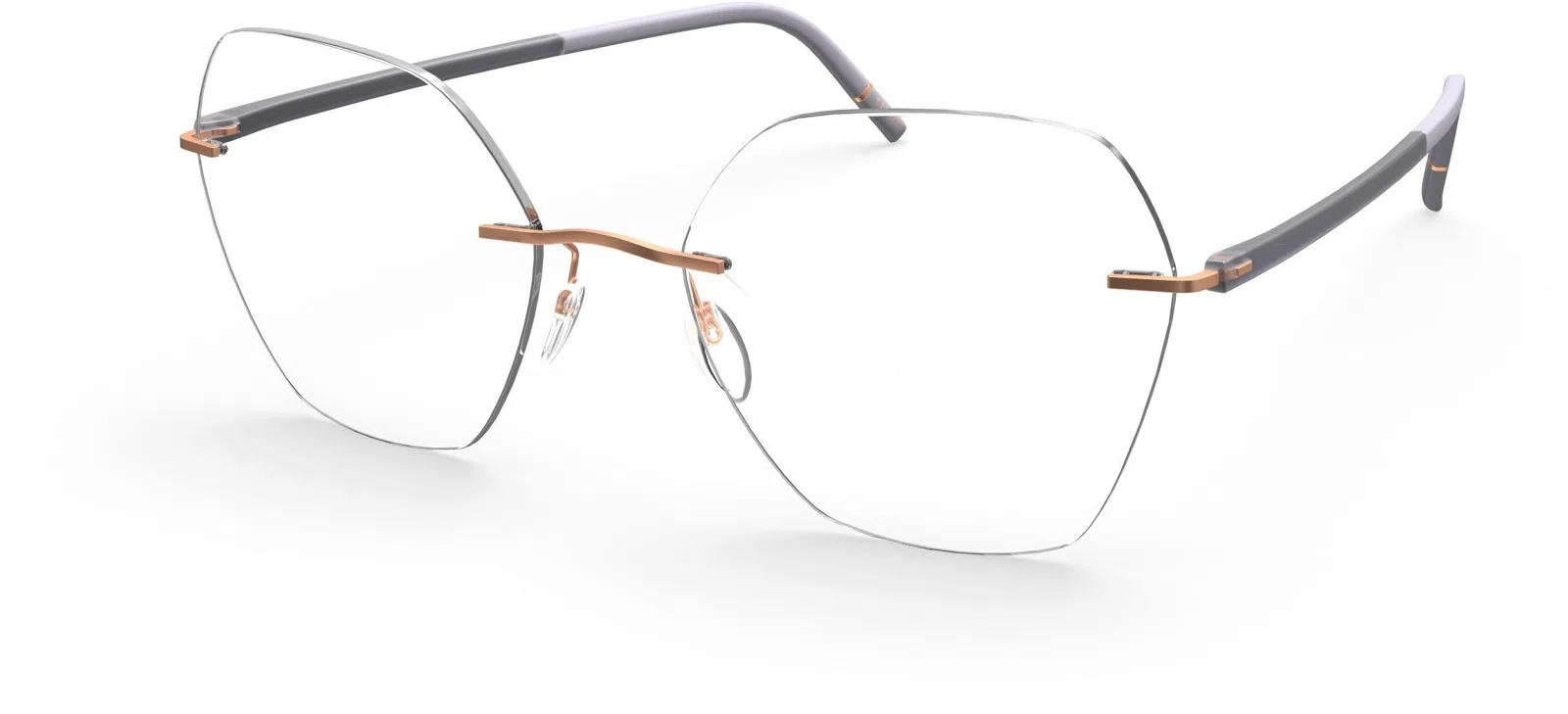 Silhouette The Wave Chassis Rimless 5567 Eyeglasses - view 58
